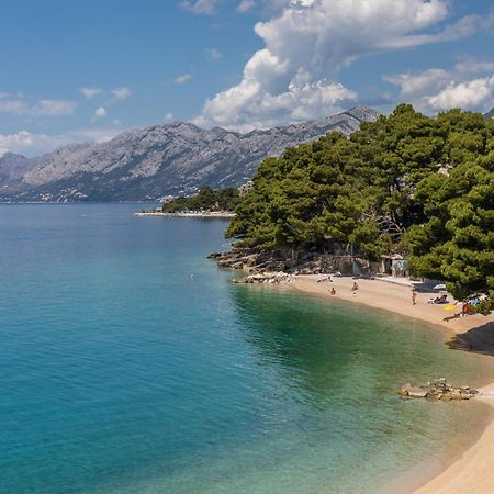 Apartments By The Sea Brela, Makarska - 18356 Kültér fotó